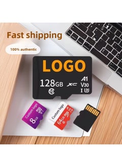 Generic TF Card Memory Card Small Capacity Mobile Phone Memory Card Camera High Speed Memory Card Recorder Monitoring 64g-Color:Black-Capacity:16GB  - Image 1