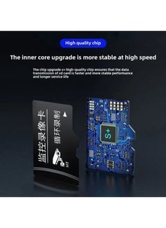 Generic TF Card Memory Card Small Capacity Mobile Phone Memory Card Camera High Speed Memory Card Recorder Monitoring 64g-Color:Black-Capacity:16GB  - Image 2