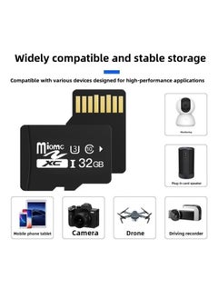 Generic TF Card Memory Card Small Capacity Mobile Phone Memory Card Camera High Speed Memory Card Recorder Monitoring 64g-Color:Black-Capacity:16GB  - Image 3