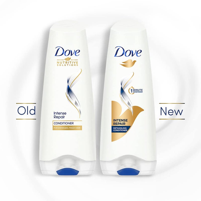 Dove Intense Repair Fresh All Conditioner 335 Ml With Keratin Actives To Smoothen Dry And Frizzy Hair Deep Conditions Damaged Hair For Men Womens 2 Count - Image 3