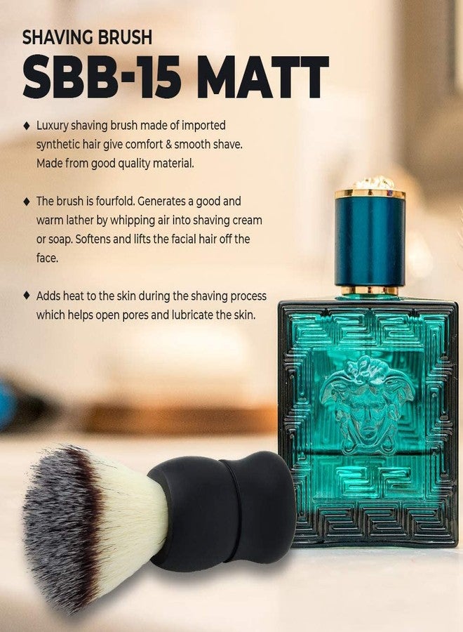 Pearl Shaving Brush with Cruelty-Free Imitation Badger Bristles | Classic & Traditional Shaving Brush | Environment Friendly | Elegant wet shaving product SBB-15 SY | Father's Day Gift - Image 4