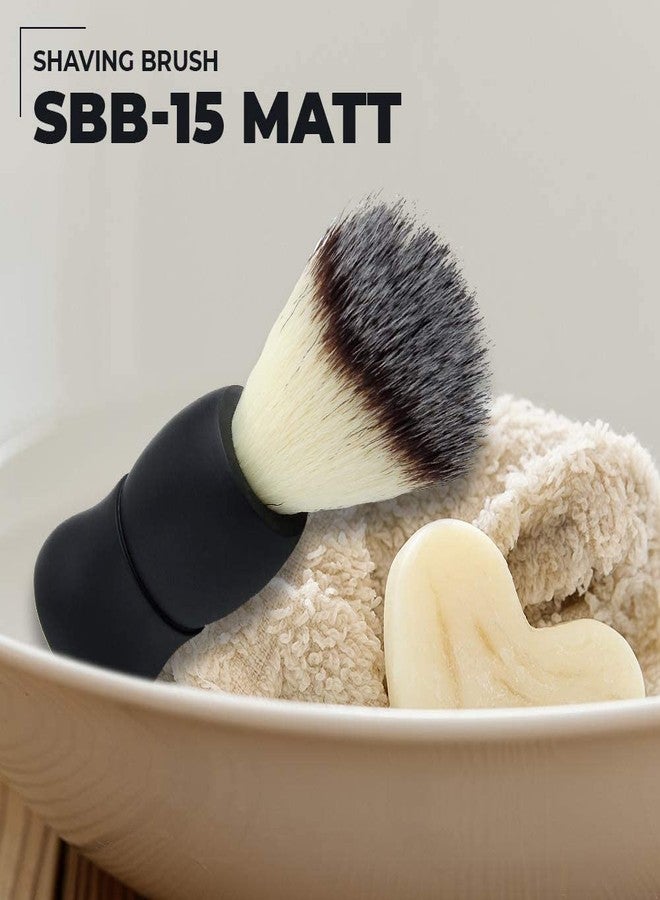 Pearl Shaving Brush with Cruelty-Free Imitation Badger Bristles | Classic & Traditional Shaving Brush | Environment Friendly | Elegant wet shaving product SBB-15 SY | Father's Day Gift - Image 3