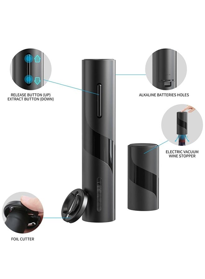 Electric Wine Opener | One-Click Uncorking | Concealed Foil Cutter | Long Battery Life up to 170 bottles  - Image 2