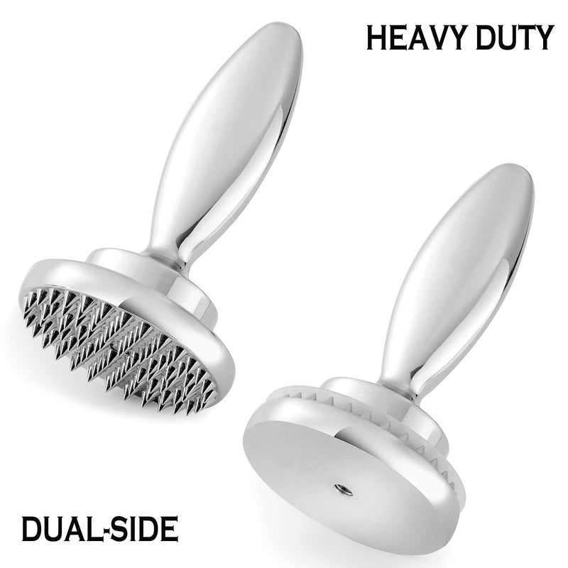 HiCook Reversible Meat Tenderizer And Pounder Dual Sided Meat Tenderizer Mallet Marinating Prep Tool - Image 3