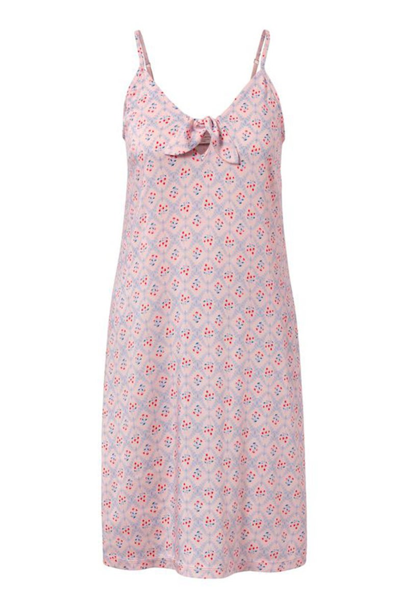 Tchibo Women Allover Print Night Dress, Lilac Combo - Image 3