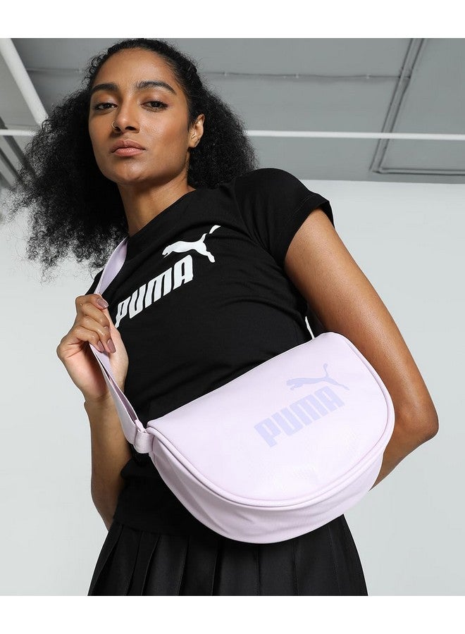 Puma Women's Core Up Half Moon Sling Bag, Grape Mist (9141402),Pink - Image 5