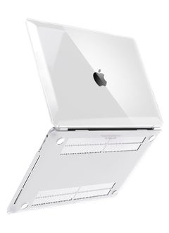 CATANES غطاء صلب لامع لجهاز MacBook Air مقاس 13 بوصة A1466 (2017) - شفاف  - Image 1