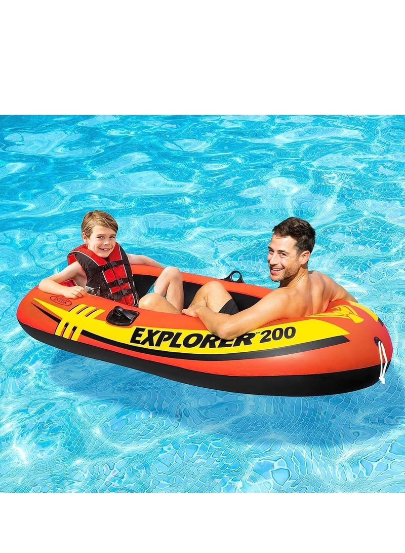 Intex Explorer Inflatable Boat Series size 185L x 94W centimeters 2 Person - Image 2