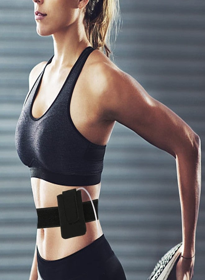 FSUHHIAD حزام خصر لحمل مضخة الأنسولين - متوافق مع t:Slim/t:Slim X2 - حافظة مضخة الأنسولين قابلة للتعديل - حزام ذراع لمضخة الأنسولين لمرضى السكري للبالغين والأطفال - حزام حقيبة الأنسولين للرياضة (مقاس الخصر L) - Image 4