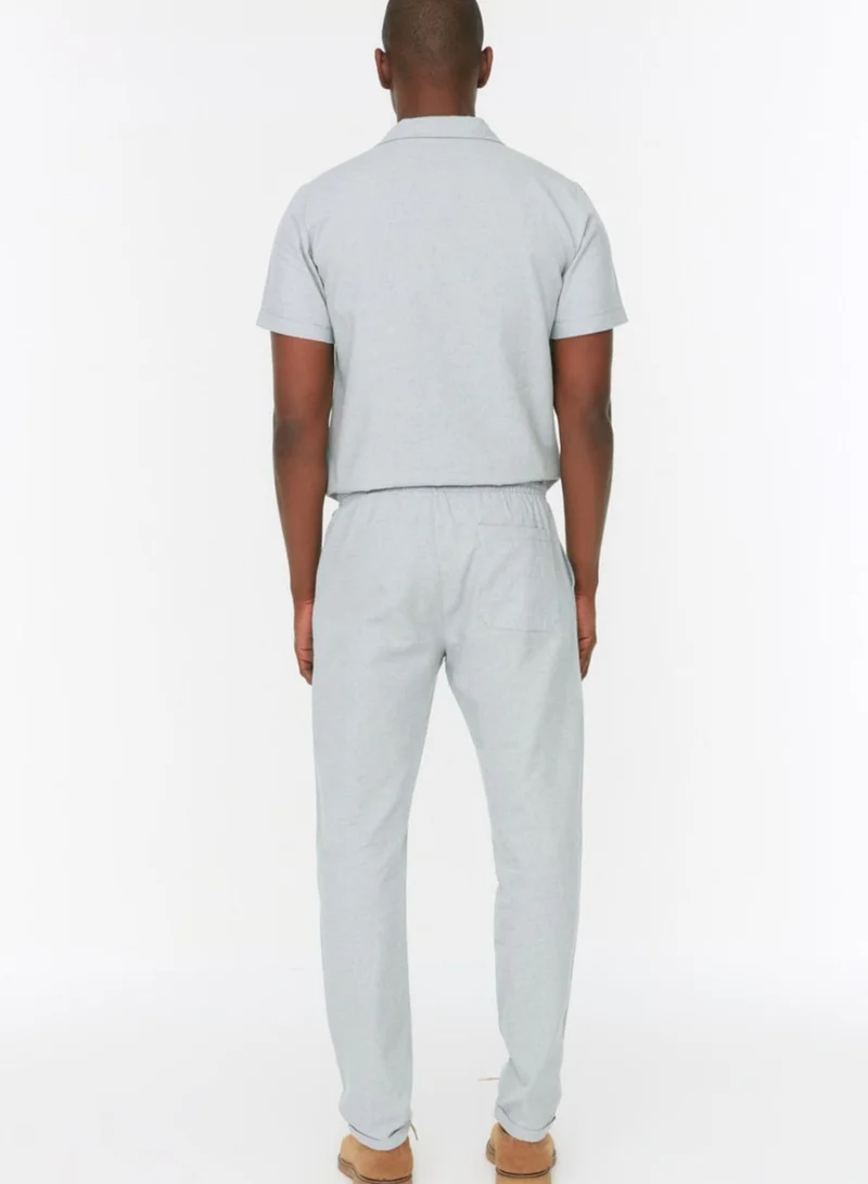 trendyol Straight Fit Drawstring Trousers
