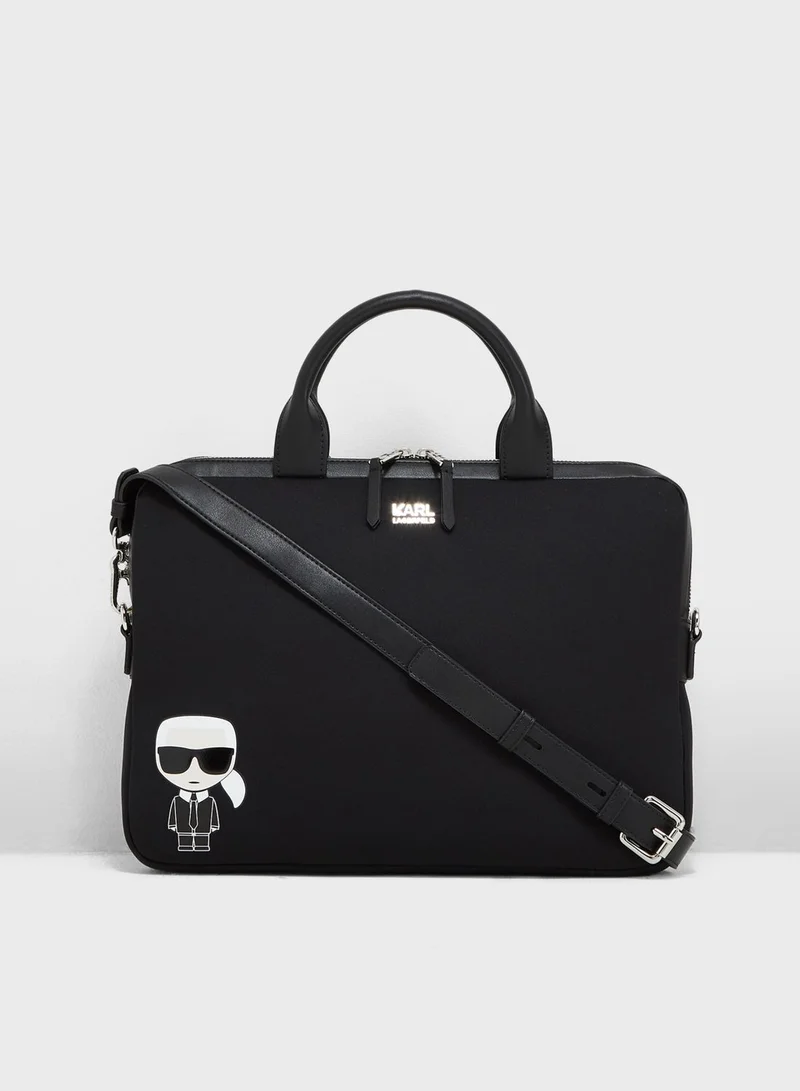 Karl Lagerfeld Ikonik Laptop Sleeve Crossbody