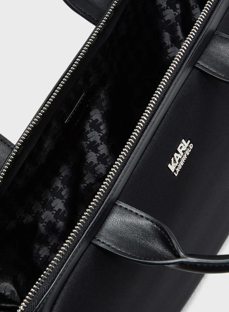 Karl Lagerfeld Ikonik Laptop Sleeve Crossbody