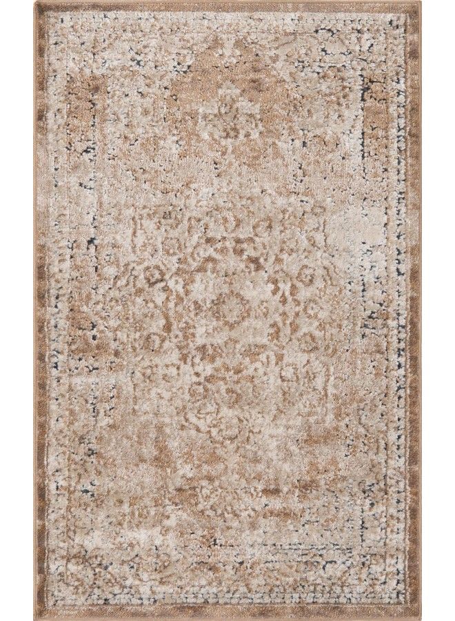 Unique Loom سجادة منطقة مجموعة شاتو روزفلت (2' 2" × 3' 1" مستطيل كاكي بيج) - Image 3
