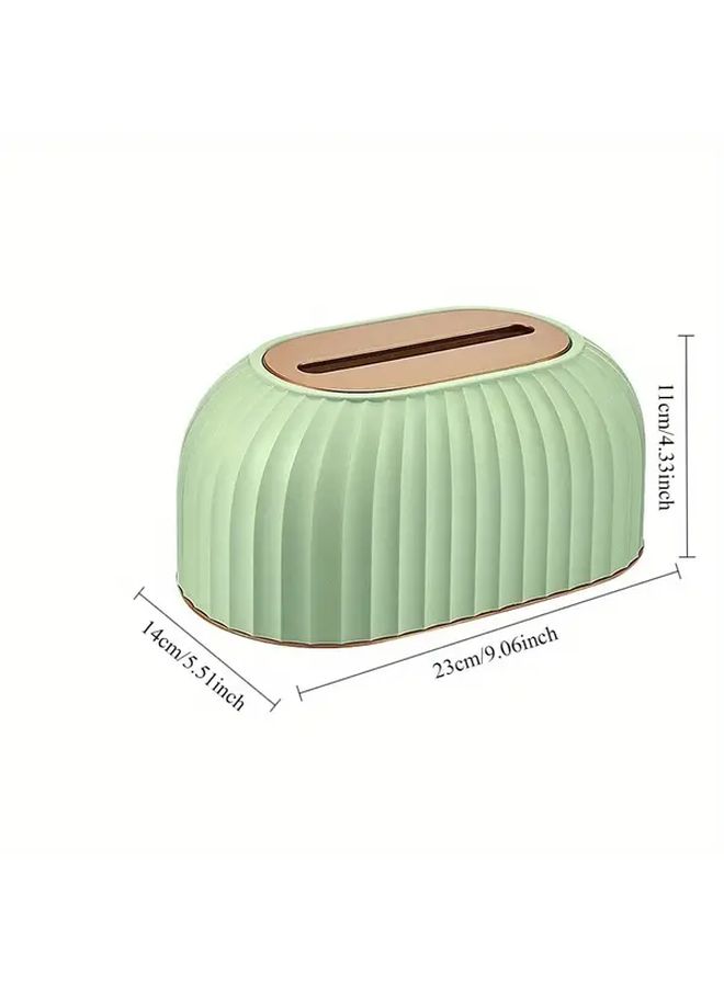 White Tissue Box Holder Spring Base Creative Minimalist Living Room Decor - Image 3