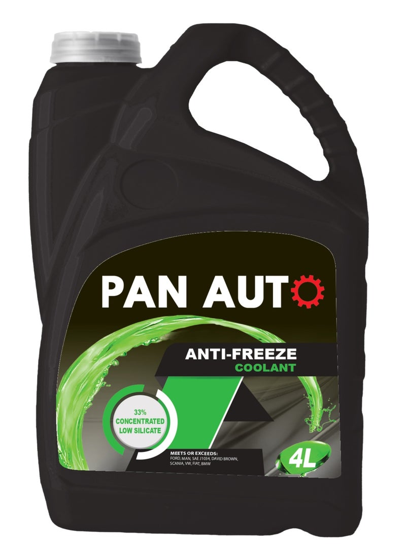 PAN AUTO - Pan Auto 33% Concentrated Low Silicate Antifreeze Coolant, 4L - Image 1