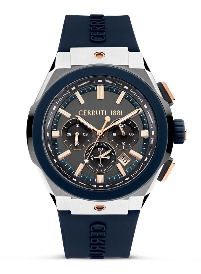 Cerruti 1881 Watch for Men with Grey Dial in 55 MM