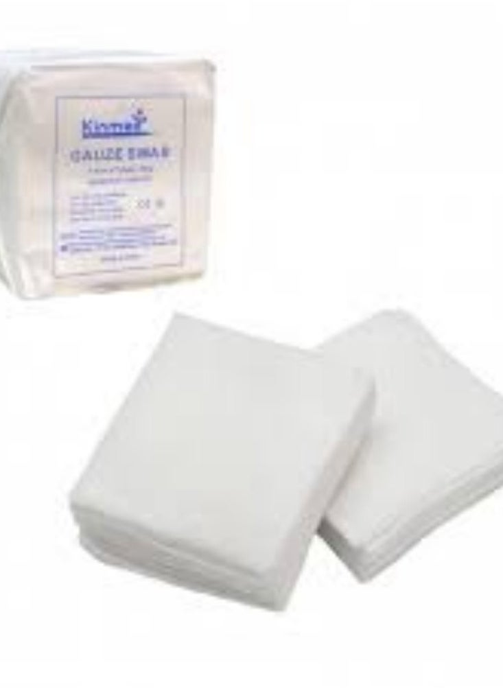 Kinmed 100 PCS Gauze Swabs 7.5cmx7.5cm 8P - 3”x3” 
