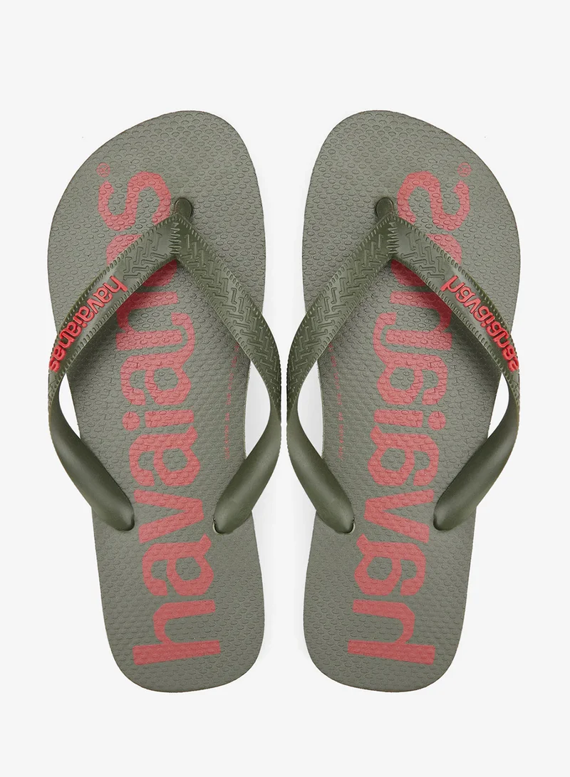 Top Logomania 2 Flip Flops