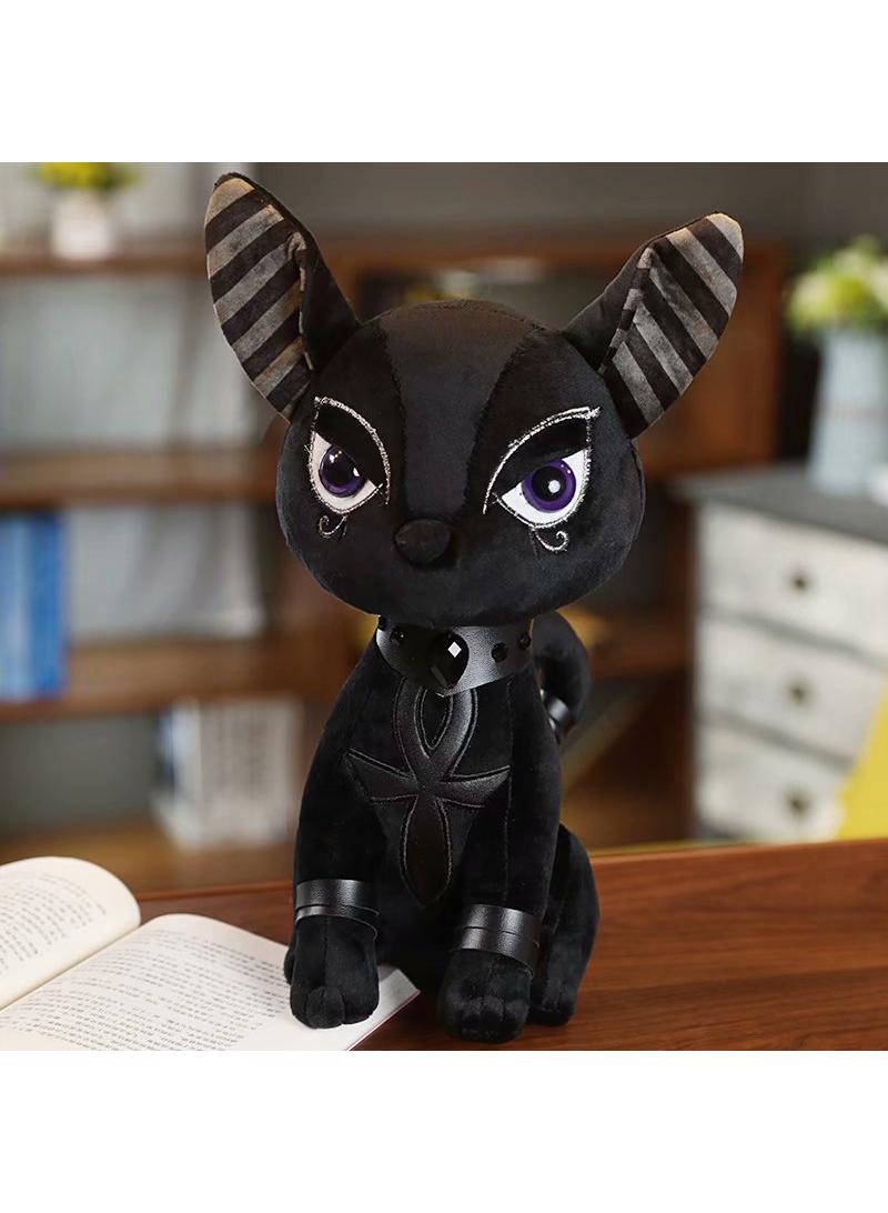 general Creative Doll Dark Series Plush Toy Cat 35cm Gift For Kids Boys Girls Children's Day Birthday Gift