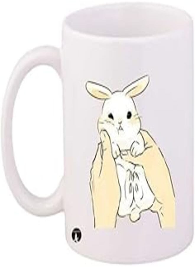 RYN Design Rabbit Mug White Beige Standard Size - pzsku/Z104DED1A05DAF69B5B8EZ/45/_/1723237662/a49e57d4-4769-42b2-a61d-08c00ed55652