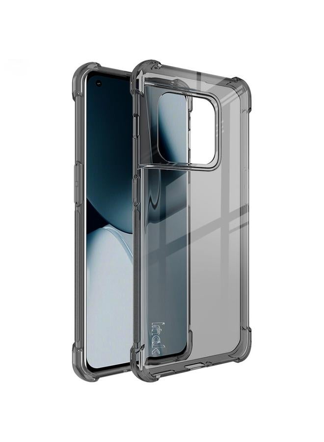 جرين تايجر جراب OnePlus 10 Pro 5G imak شامل بوسادة هوائية مضادة للصدمات مع واقي شاشة أسود شفاف - Image 1