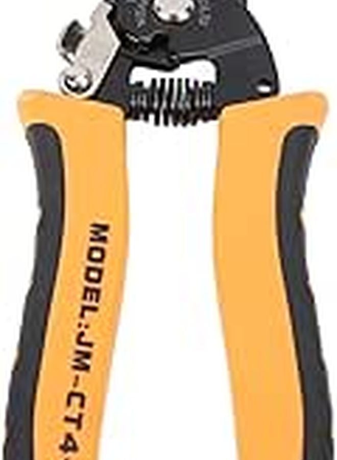 Carbon Steel Wire Stripper Cutter with Safety Lock for 10 22 AWG Solid Wires Professional Electrician Tool - Image 1