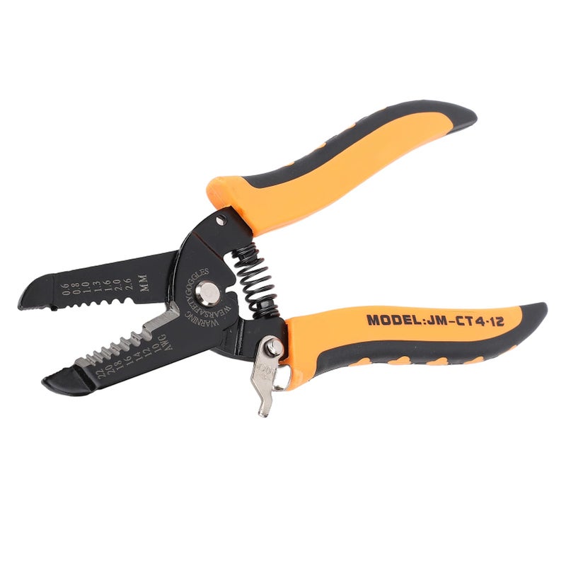 Carbon Steel Wire Stripper Cutter with Safety Lock for 10 22 AWG Solid Wires Professional Electrician Tool - Image 5