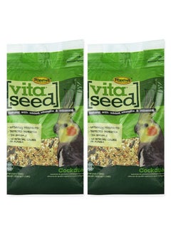 HigginS 2 Pack Of Vita Seed Natural Blend Cockatiel Food, 2.5 Pounds Each 