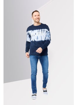 Michael Kors Men Crew Neck Ombre Long Sleeves Sweatshirt, Multicolor  - Image 2