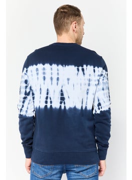 Michael Kors Men Crew Neck Ombre Long Sleeves Sweatshirt, Multicolor  - Image 4