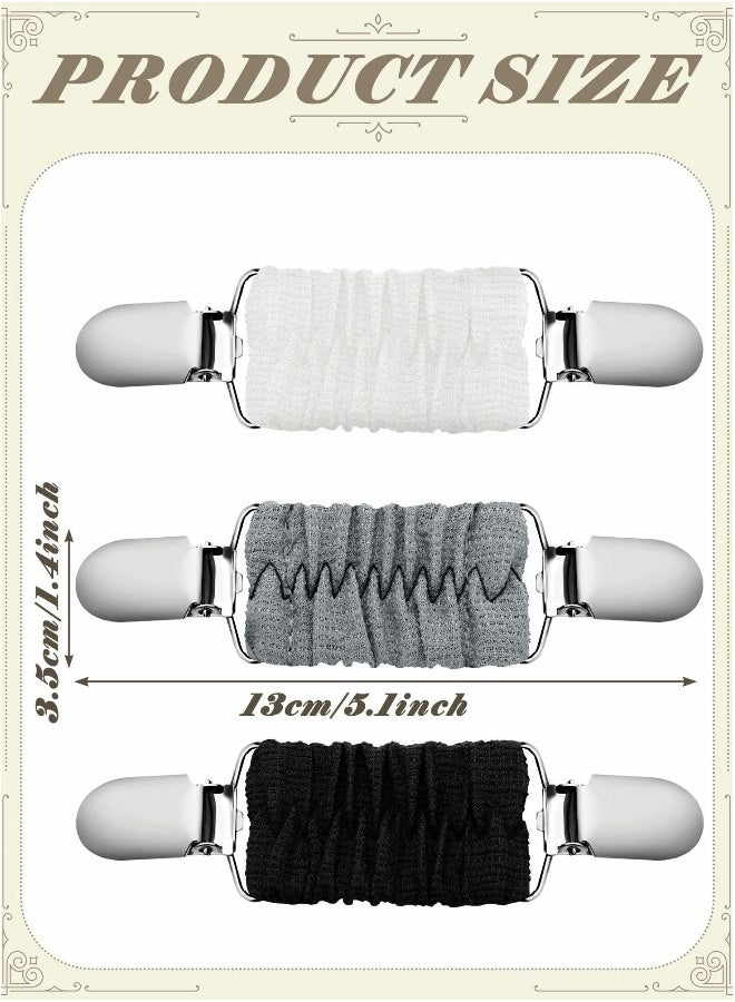 Brooch Shawl Clip, Sweater Shawl Clip Retro Cardigan Collar Clip Dress Shirt Brooch Clip Fit Dress Cinch Clip Vintage for Women Girl Decor（3 Pieces ） - Image 2