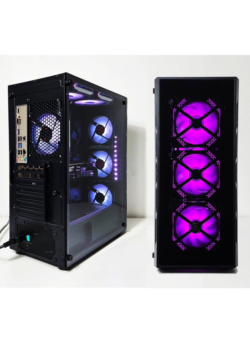 2 FAR ROBOTICS - RGB Gaming PC - Intel i5-14400F, 16GB DDR4, Nvidia RTX 4060, 1TB NVME M.2 SSD, RGB CPU Case, Windows 11 pro, 1 Year Warranty (T-267 V2) - Image 1