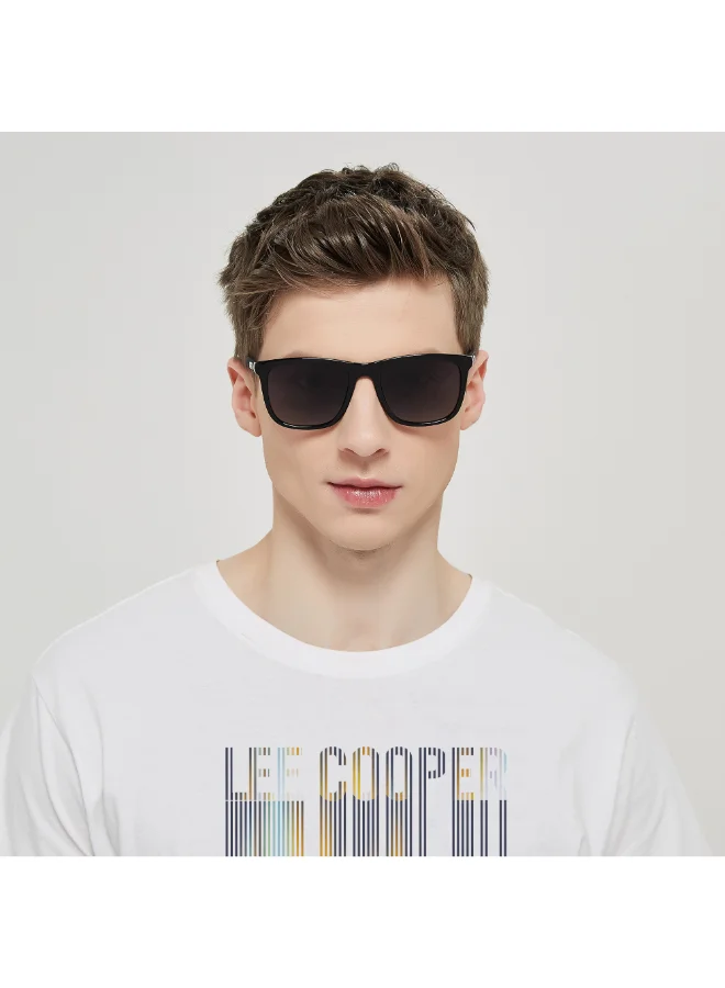 Lee Cooper Polarized Sunglasses Black Frame Gr. Grey Mirror Lens 53mm  - LC1040C03