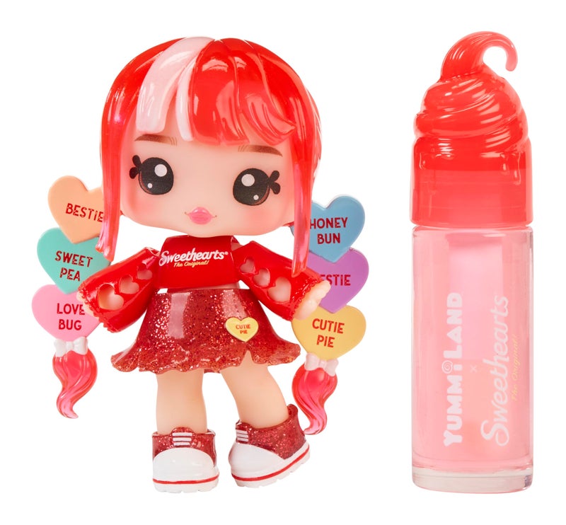 Yummiland x Sweethearts Collection Ruby Hearts Lip Gloss Dolls - Image 2