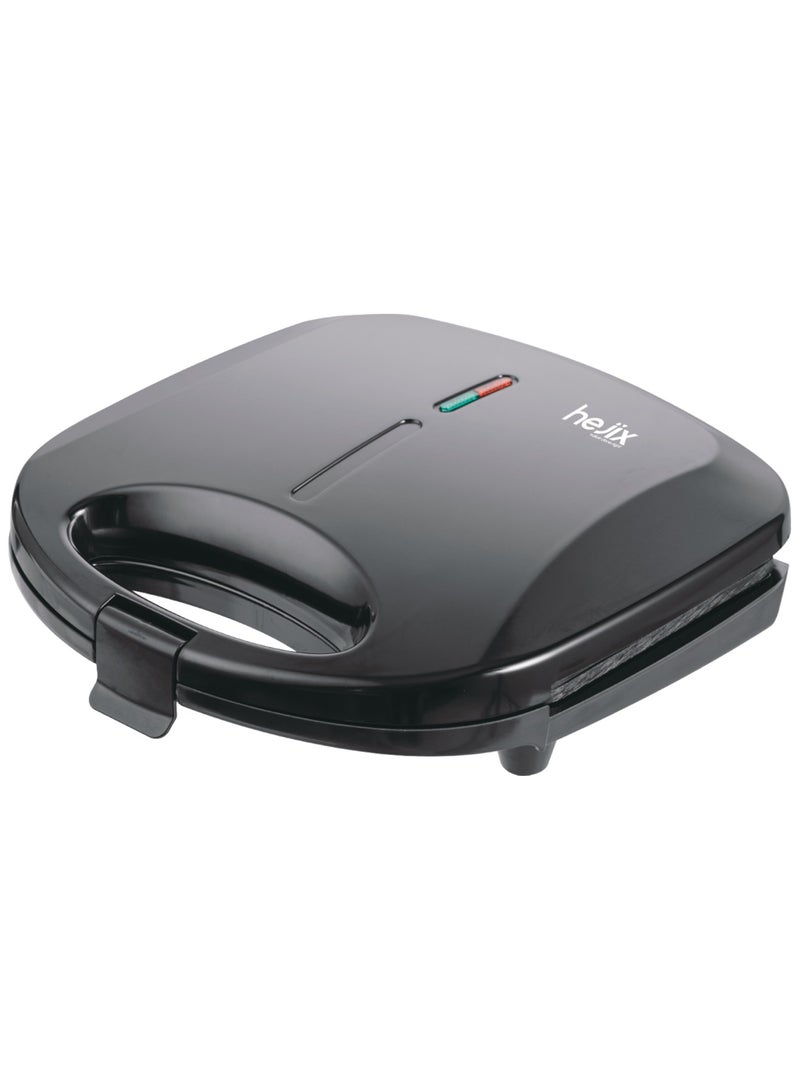 HEJIX Sandwich Grill Maker, 750W, Panini Press, With Non-Stick Plates, Thermostatic Control, Dual Indicator Lights, For Grilling vegetables, Meats, Ideal for small kitchens, dorm rooms, Office use