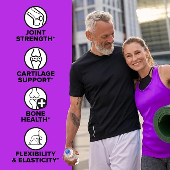 Labrada Nutrition Elastijoint, Grape - Glucosamine Joint Support Supplement Powder for Men & Women, Joint Relief & Bone Health Supplement with MSM, Glucosamine Chondroitin MSM - Gluten-Free - Image 4