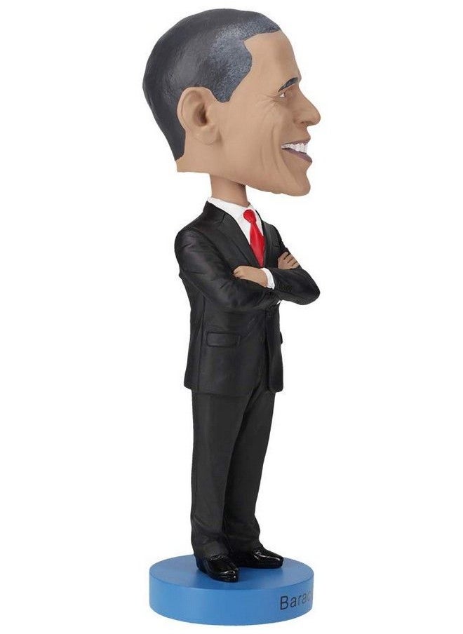 Royal Bobbles - Barack Obama Bobblehead Premium Polyresin Lifelike Figure Unique Serial Number Exquisite Detail - Image 1