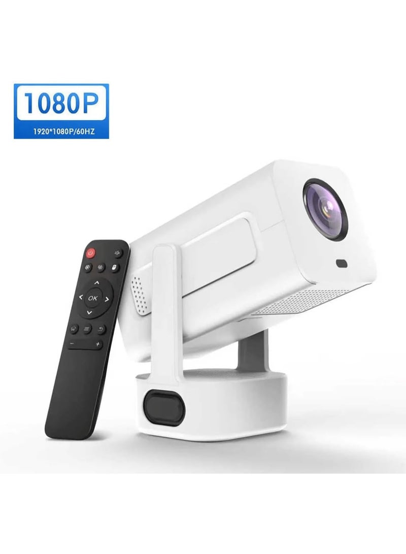 Merlin Ultra Mini Projector with WiFi & Built-in Apps, 600 ANSI Lumens Portable Projector, 200” Display, Auto Keystone, 8W Speaker, 2 Wireless Mics for Karaoke, Home Theater & Outdoor Use - Image 3