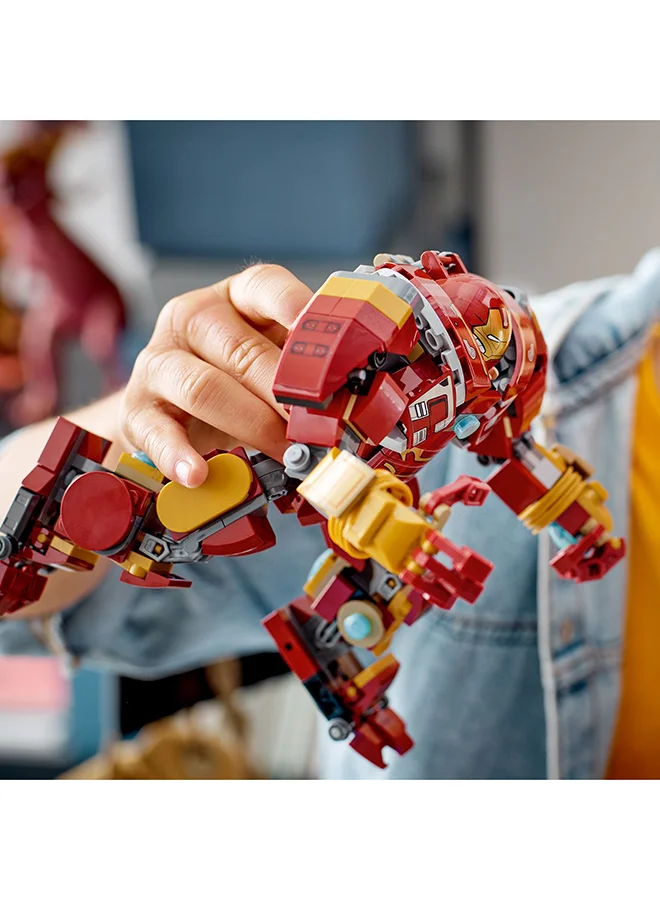 LEGO Marvel The Hulkbuster: The Battle Of Wakanda Building Toy Set; Movable Mech And 4 Minifigures, Including Bruce Banner; Birthday Or Any-Day Gift For Young Super Heroes And All Kids Aged 8+ (385 Pieces) 76247