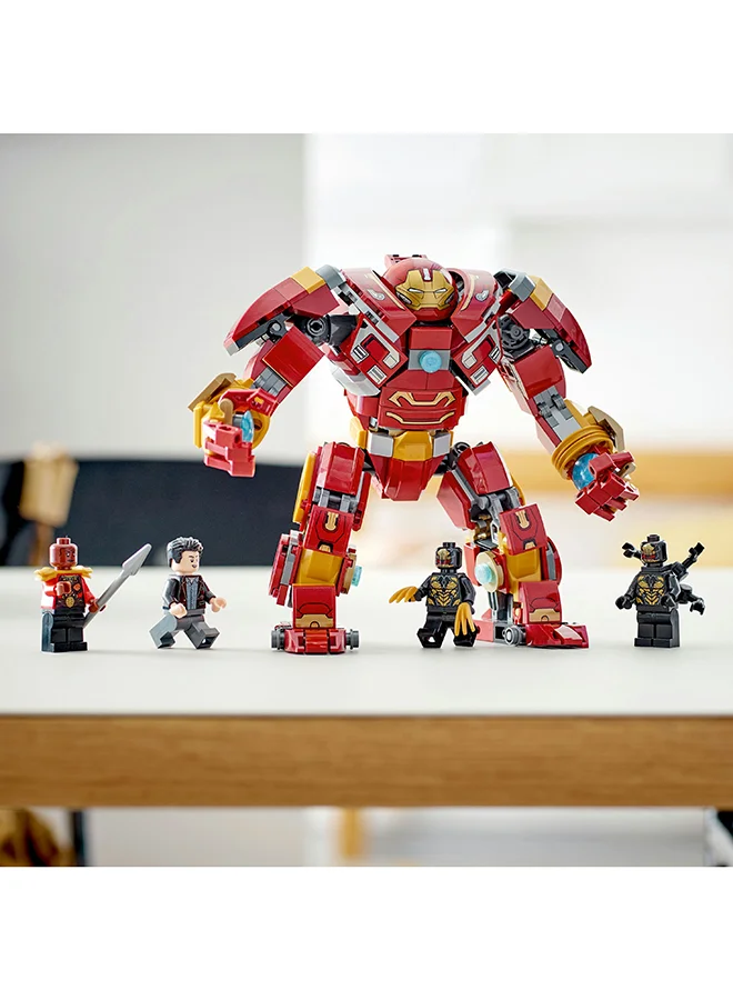 LEGO Marvel The Hulkbuster: The Battle Of Wakanda Building Toy Set; Movable Mech And 4 Minifigures, Including Bruce Banner; Birthday Or Any-Day Gift For Young Super Heroes And All Kids Aged 8+ (385 Pieces) 76247