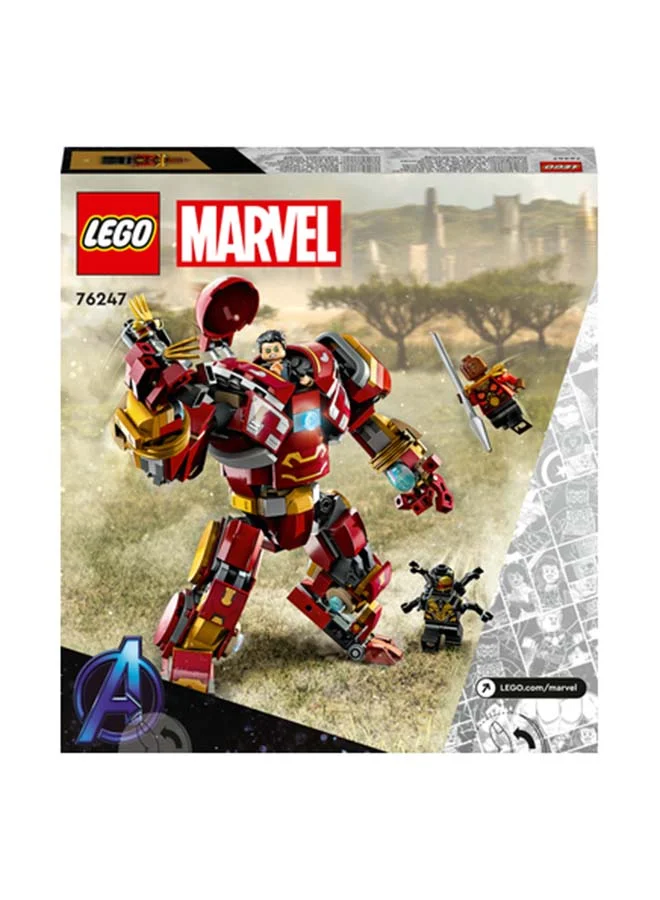 LEGO Marvel The Hulkbuster: The Battle Of Wakanda Building Toy Set; Movable Mech And 4 Minifigures, Including Bruce Banner; Birthday Or Any-Day Gift For Young Super Heroes And All Kids Aged 8+ (385 Pieces) 76247