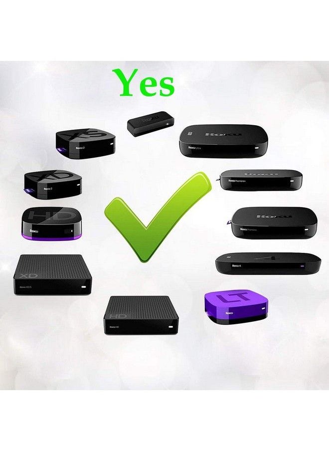 UBay - Universal Remote Control Compatible With Roku Tvs Tcl Sanyo Lg Rca Philips Hitachi Haier Onn Insignia Hisense Sharp Jvc Roku Tv And Roku Streaming Boxes Roku 1 2 3 4 Hd Lt Xs Xd Ir. - Image 1