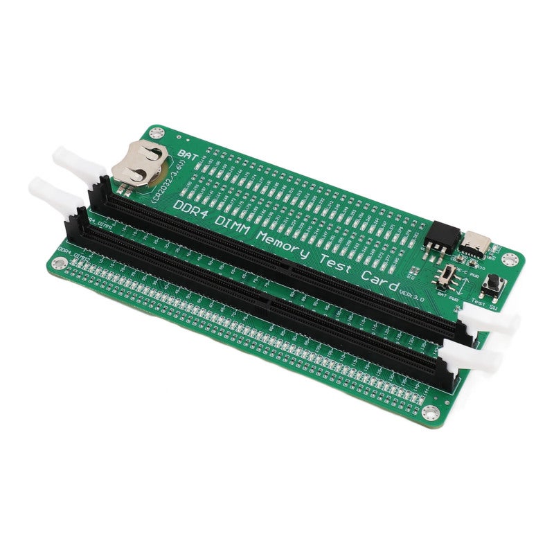 بطاقة تشخيص ذاكرة DDR4 لتختبر ذاكرة RAM للحاسوب المكتبي - أداة اختبار الفتحة بمؤشر LED للكشف الاحترافي عن أعطال ذاكرة الكمبيوتر - Image 4