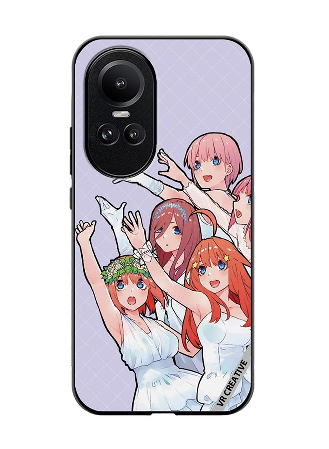 VR CREATIVE Protective Case Cover For Oppo Reno 10 Go Toubun No Hanayom Design Multicolour - Image 1