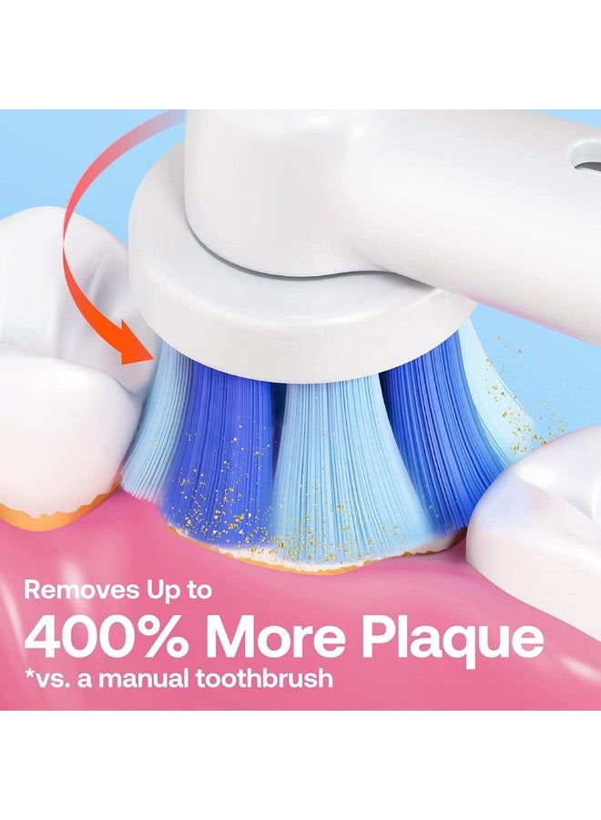 بيتفي فرشاة أسنان كهربائية قابلة لإعادة الشحن من Bitvae BV R2 للبالغين، 5 أوضاع تنظيف، شعيرات ناعمة، مقاومة للماء IPX7، فرشاة أسنان لتبييض الأسنان - Image 4