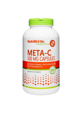 Metac Capsules 500 Mg Spirulinabound Vitamin C 250 Count ; Buffered With Calcium Biologically Active Spirulina Metabolites & Lemon Bioflavonoids ; Antioxidant & Collagen Support - pzsku/Z104F27BEB9E326E6F624Z/45/_/1695146222/882f84c1-a306-4a4a-b65b-a7ddfa91a24e