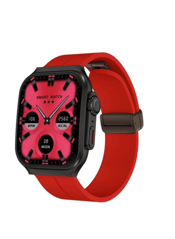 سمارت باري ساعة NBX OV88 الذكية ذات الشاشة المنحنية للرجال والنساء