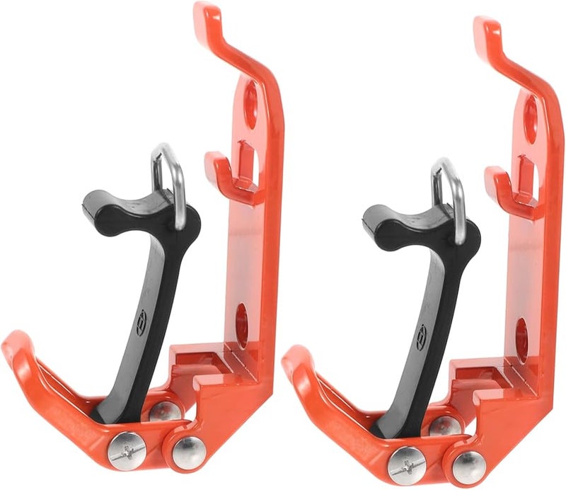 Zinc Alloy Roof Rack Shovel Mounts Adjustable Metal Clamp Tool Holder 2 Pack - Image 2