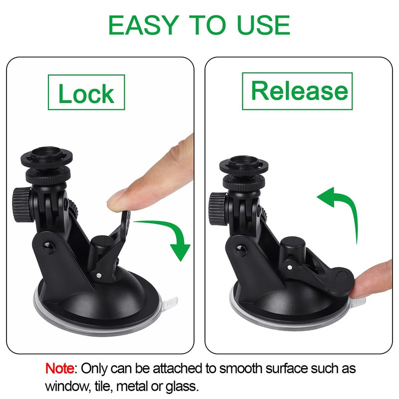 ALERTCAM 2Pack Suction Cup Mount for Blink Outdoor 2K+ / Outdoor 4 (4th Gen)/(3rd Gen), Blink XT / XT2 / Mini, Attach Your Home Security Camera with No Tools - Image 4