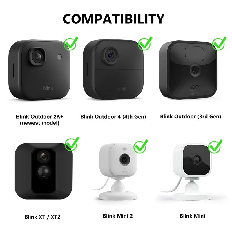 ALERTCAM 2Pack Suction Cup Mount for Blink Outdoor 2K+ / Outdoor 4 (4th Gen)/(3rd Gen), Blink XT / XT2 / Mini, Attach Your Home Security Camera with No Tools - Image 2